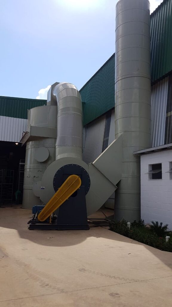 Quando o lavador de gases industrial é necessário no controle de poluentes